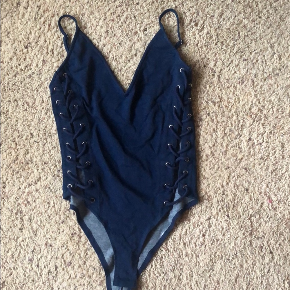 Jean body suit